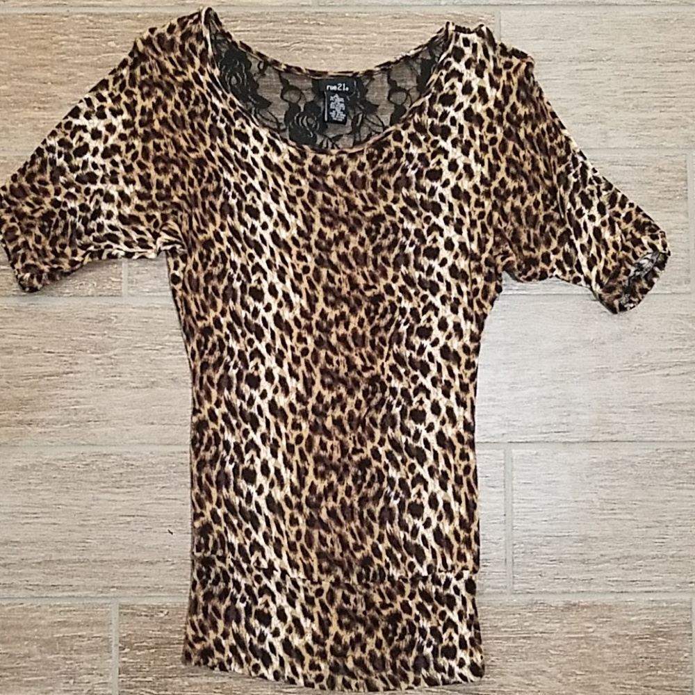 Leopard print blouse